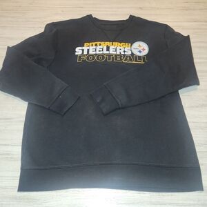 Junk Food NFL Sweatshirt Pittsburgh Steelers Adult Black Size XL